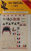 Thumbnail DISCOUNT DECALS 4140HI-DECAL LINE 72-002 SU-25K   FROGFOOT-A