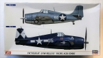 Thumbnail HASEGAWA 01964 F4F WILDCAT   F6F HELLCAT PACIFIC ACES COMBO