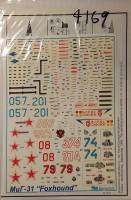 Thumbnail DISCOUNT DECALS 4169 BEGEMOT MIG-31 FOXHOUND