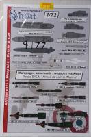 Thumbnail DISCOUNT DECALS 4177 SYHART MARQUAGES ARMEMENTS/WEAPONS MARKINGS RAFALE B/C/M  ARMEE DE I AIR     MARINE 