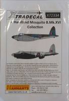 Thumbnail XTRADECAL 6110. X72334 DE HAVILLAND MOSQUITO B.MK.XVI COLLECTION