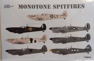 Thumbnail DISCOUNT DECALS 4242.0 72D033 AIMS MONOTONE SPITFIRES