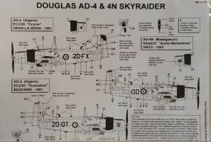 Thumbnail DISCOUNT DECALS 4326. BERNA DECALS 72-16 DOUGLAS AD-4 4N SKYRAIDER