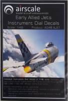 Thumbnail AIRSCALE 4358. AS48 AJET EARLY ALLIED JETS INSTRUMENT DIAL DECALS