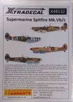 Thumbnail XTRADECAL 4372. X48132 SUPERMARINE SPITFIRE MK.VB/C