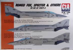 Thumbnail DISCOUNT DECALS 4375. CTA NO.08 ROMEO FOX  SPECTER   OTHERS RF-48 OF VMFP-3