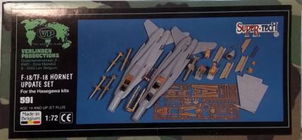 Thumbnail VERLINDEN PRODUCTIONS 591 F-18/TF-18 HORNET UPDATE SET FOR THE HASEGAWA KITS