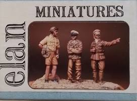 Thumbnail ELAN MINIATURES ELAN004 WWII LUFTWAFFE WESTERN DESERT PILOT AND OFFICERS