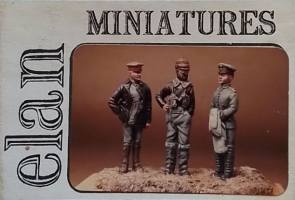 Thumbnail ELAN MINIATURES ELAN003 3 WWI GERMAN PILOTS