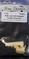 Thumbnail TRUE DETAILS 72453 F4U-1A/ ID CORSAIR COCKPIT DETAIL SET