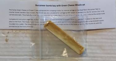 Thumbnail UNKNOWN MAKE BUCCANEER BOMB BAY WITH GREEN CHEESE MISSILE SET