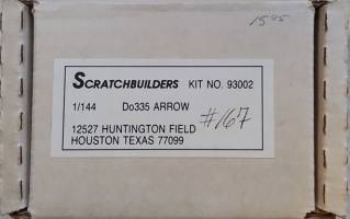Thumbnail UNKNOWN MAKE KIT NO. 93002 SCRATCHBUILDERS DO335 ARROW 12527 HUNTINGTON FIELD HOUSTON TEXAS 77099