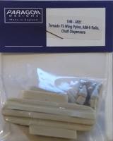 Thumbnail PARAGON 4821 TOMADO F3 WING 5 PYLON AIM-9 RAILS  CHAFF DISPENSERS
