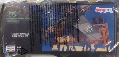 Thumbnail UNKNOWN MAKE FOCKE WULF FW190 A8 SUPER DETAIL SET