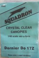 Thumbnail SQUADRON MODELS 9560 CRYSTAL CLEAR CANOPIES DORNIER DO 17Z
