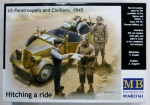Thumbnail MASTERBOX 35161 US PARATROOPERS AND CIVILIANS 1945 - HITCHING A RIDE