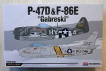 Thumbnail ACADEMY 12530 P-47D   F-86E GABRESKI