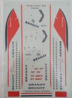 Thumbnail DISCOUNT DECALS 4957 FC44-003 Fly Braniff Airways Boeing 707 Decal Flying Colors