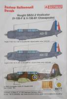 Thumbnail DISCOUNT DECALS 4964 48077 Vought SB2U-2 Vindicator V-156-F V-156-B1 Chesapeake Decals Techmod