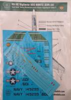 Thumbnail DISCOUNT DECALS 4966 72215 RA-5C Vigilante USS NIMITZ CVN-68 Hoot Owls Heavy Reconnaissance Attack Squadron 9 1976-77 HAD Models