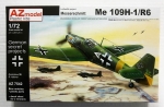 Thumbnail AZ MODEL 7542 MESSERSCHMITT Bf 109H-1/R6
