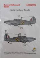 Thumbnail DISCOUNT DECALS 4995 72071 Hawker Hurricane Stencils Techmod