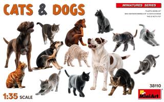 Thumbnail MINIART 38110 CATS DOGS