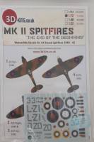 Thumbnail DISCOUNT DECALS 5011 72-D002 MK II Spitfires 3D-Kits