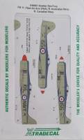Thumbnail DISCOUNT DECALS 5073 X48061 Hawker Sea Fury FB 11  Fleet Air Arm  FAA   Xtradecal 