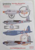 Thumbnail DISCOUNT DECALS 5092 FSD72-007 Post-War Mosquitos in RAF Service  Freightdog Models 