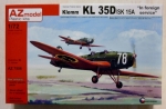 Thumbnail AZ MODEL 7506 KLEMM KL 35D SK15A IN FOREIGN SERVICE