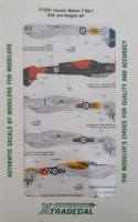 Thumbnail DISCOUNT DECALS 5121 X72087   Gloster Meteor T Mk.7 RAF and Belgian AF   Xtradecal