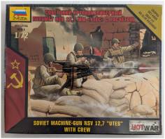 Thumbnail ZVEZDA MODELS 7411 SOVIET MACHINE-GUN NSV 12.7 UTES WITH CREW