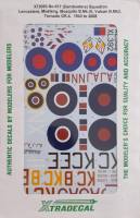 Thumbnail DISCOUNT DECALS 5182 X72093 NO 617  DAMBUSTERS  SQUADRON DECALS Xtradecal