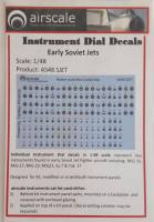 Thumbnail DISCOUNT DECALS 5186 AS48 SJET INSTRUMENT DIAL DECALS airscale