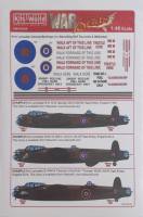 Thumbnail DISCOUNT DECALS 5189 KW148104 AVRO LANCASTER GENERAL MARKINGS  INC STENCILLING RAF ROUNDS   WALKWAYS  Kits World