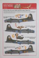 Thumbnail DISCOUNT DECALS 5191 KW148007 B17S OF THE 91ST AND 100TH BOMB GROUPS  NOSE ART  Kits World