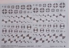 Thumbnail DISCOUNT DECALS 5219 SBD 002 PHOTO REFERENCE TARGETS Fineline Decals
