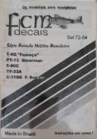 Thumbnail DISCOUNT DECALS 5220 Set 72-04 BRAZILLIAN AIRCRAFT FCM Decals