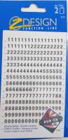Thumbnail DISCOUNT DECALS 5226 3765 TRANSFER NUMBERS z design Function Line