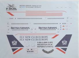 Thumbnail DISCOUNT DECALS 5241 PD-1112 BRITISH AIRWAYS - BOEING 757-200 F-Dcal