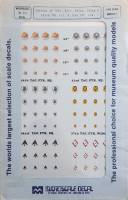 Thumbnail DISCOUNT DECALS 5264 72-361 EMBLEMS OF 18TH  43RD  561ST  562ND   563RD TAC FTR. SQ. Microscale