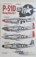 Thumbnail DISCOUNT DECALS 5320 CED48198 P-51D MUSTANG MANIA PART 1 Cutting Edge