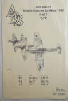 Thumbnail DISCOUNT DECALS 5408 ADS 010-72 MIDDLE EASTERN SPITFIRES 1948 PART 1 ADS
