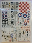 Thumbnail MODELDECAL 102. 56 LIGHTNING F3 RAF ATTACKER FB2 AND LYNX HAS2 RN T33