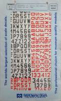 Thumbnail DISCOUNT DECALS 5432 72-0034 LUFTWAFFE I.D. LETTERS AND NUMBERS Microscale