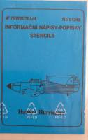 Thumbnail DISCOUNT DECALS 5451 1248 HAWKER HURRICANE STENCILS Propacteam