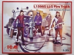 Thumbnail ICM 35528 L1500S LLG FIRE TRUCK WITH GERMAN FIREMEN