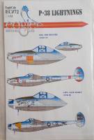 Thumbnail DISCOUNT DECALS 5484 EC 72 P-38 LIGHTNINGS EagleCals