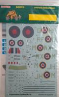 Thumbnail DISCOUNT DECALS 5506 48005S SUPERMARINE SPITFIRE MK VB DECALS Techmod